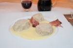 canederli bread gnocchi with cheese fondue